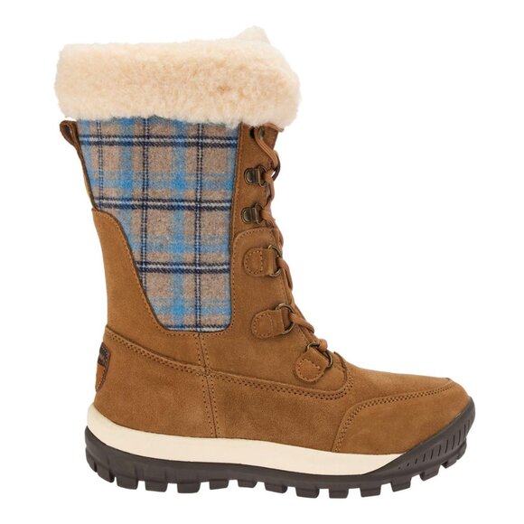 BEARPAW® Lotus Suede Water-Repellent Lace-Up Boot - New in Box - Picture 1 of 5